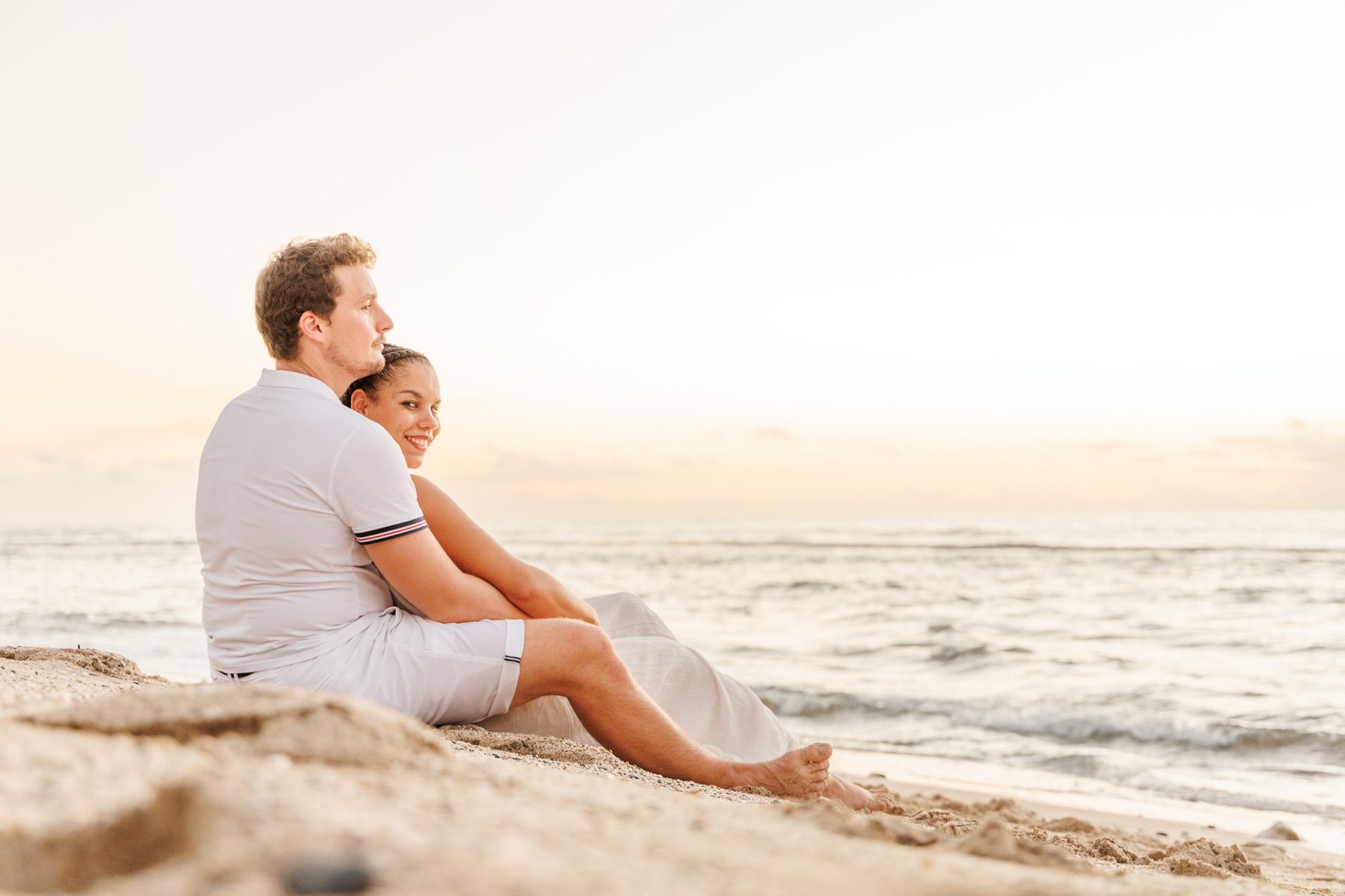 Couple sur la plage